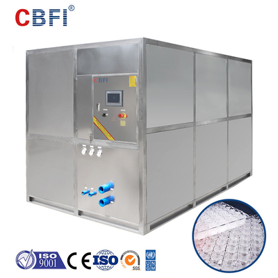 CBFI CV5000 5 toneladas por la máquina de hacer hielo de acero inoxidable del cubo del día Sus304 con capacidad grande