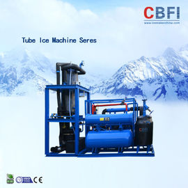 Refrigeración comestible del motor de Alemania  de la máquina del tubo del hielo de la operación fácil/por agua