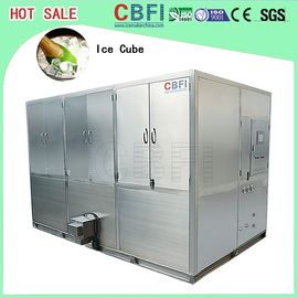 Máquina auto del cubo de hielo de la operación, fabricante de hielo industrial 10.000 kilogramos de capacidad diaria