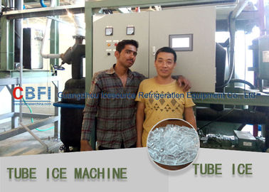 10 toneladas/hielan diariamente la máquina del tubo con el refrigerante 200-600V de Freón R507 R404a