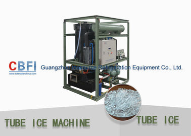 máquina de hielo cuboide del tubo del acero inoxidable de 380V 50HZ 3P 304 para el consumo humano