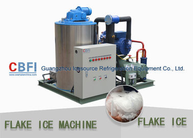 Máquina de hacer hielo de la escama industrial rápida de 1 tonelada para la custodia fresca de los pescados