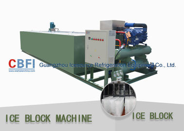 R507 / Refrigerante de R404a 5 toneladas por 24 horas de bloque de hielo que hace la máquina para el negocio del hielo