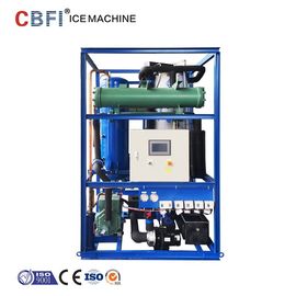 máquina del fabricante del tubo del hielo 3T con el sistema de Freón del compresor de Alemania
