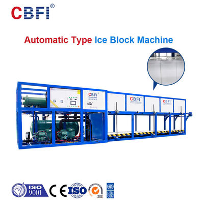 El agua de adición automática que recoge la máquina del bloque de hielo dirige el enfriamiento