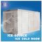 Congelador ligero a prueba de humedad del refrigerador de la ráfaga de la cámara fría del diseño concreto con el piso del cemento