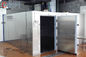 Paseo en congelador del refrigerador de la ráfaga de la conservación en cámara frigorífica con el acero del color, los paneles del acero inoxidable