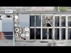 Máquina de hielo en escamas con sistema de rastrillo para enfriamiento químico