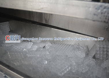 El aire limpio fácil se refrescó/máquina de hielo refrigerada por agua, máquinas de hacer hielo industriales