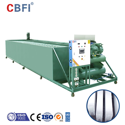 CBFI BBI100 10 toneladas por la máquina del bloque de hielo del día con los tubos de la bobina