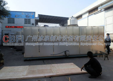 Máquina grande del cubo de hielo de la aprobación del ISO con el compartimiento del hielo del acero inoxidable/la bobina seca del filtro