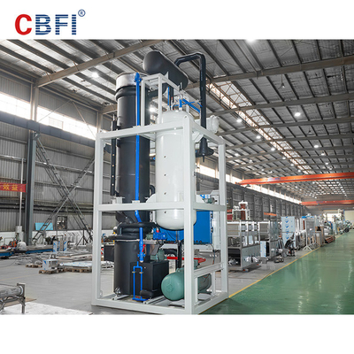 R404a 1 máquina de hacer hielo Filipinas de 5 10 Ton Ice Cube Maker Tube para la planta de hielo