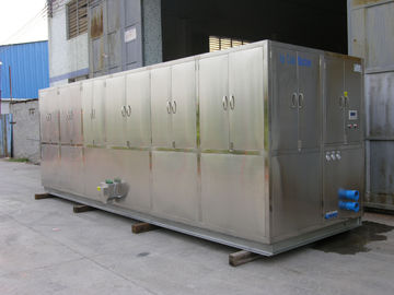 Refrigerante de R404a máquina del cubo de hielo de 10 toneladas para el restaurante, supermercado