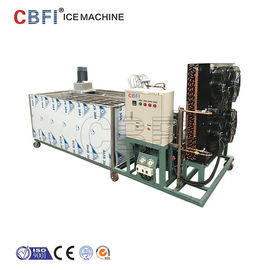 Máquina de hielo automática del bloque de hielo del acero inoxidable usada en industria pesquera/la prerefrigeración