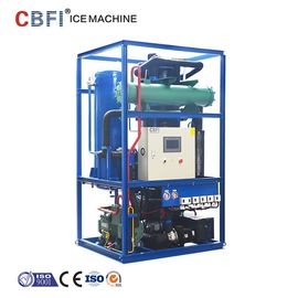 Máquina monofásica del fabricante del tubo del hielo de CBFI producción Capersity del hielo de 1 tonelada por día