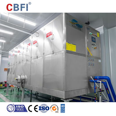 Máquina para cubos de hielo de enfriamiento por aire con refrigerante R22/ R404A y material de acero inoxidable