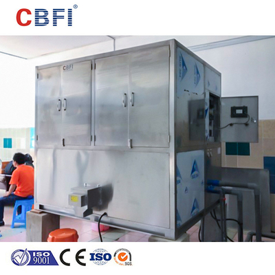 R22/ R404A Máquina para hacer hielo con refrigerante con bajo nivel de ruido y competitiva