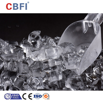 Máquina para cubos de hielo de enfriamiento por aire con refrigerante R22/ R404A y material de acero inoxidable