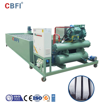 Máquina de bloqueo de hielo de 220V/50Hz con evaporador de acero inoxidable con certificación CE/ISO