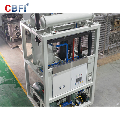 Máquina para hacer hielo de tubos de acero inoxidable comercial